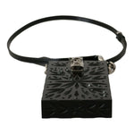 Dolce & Gabbana Black Crystal Plexiglass Cross Cigarette Case Holder SMYK485#2