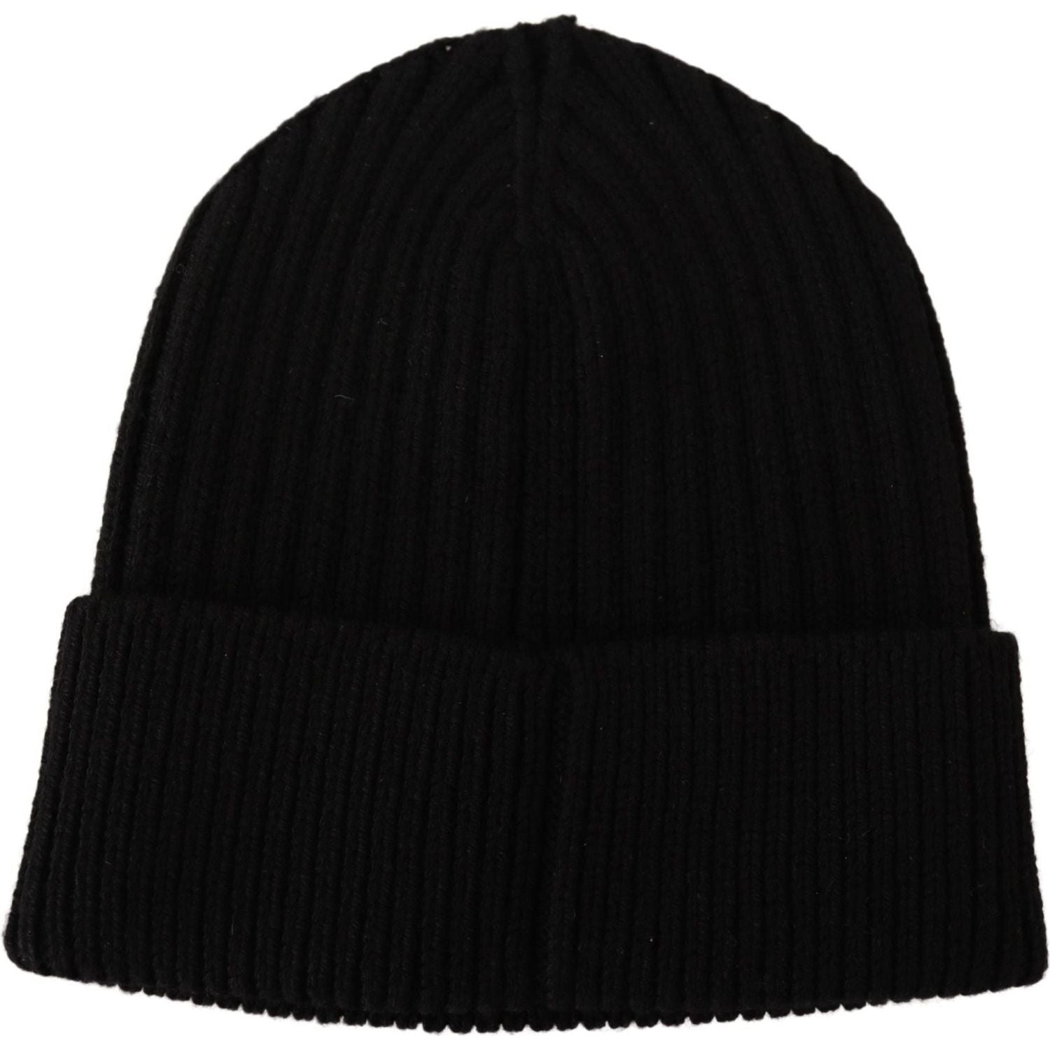 Dolce & Gabbana Black Wool Knit Women Winter Hat
