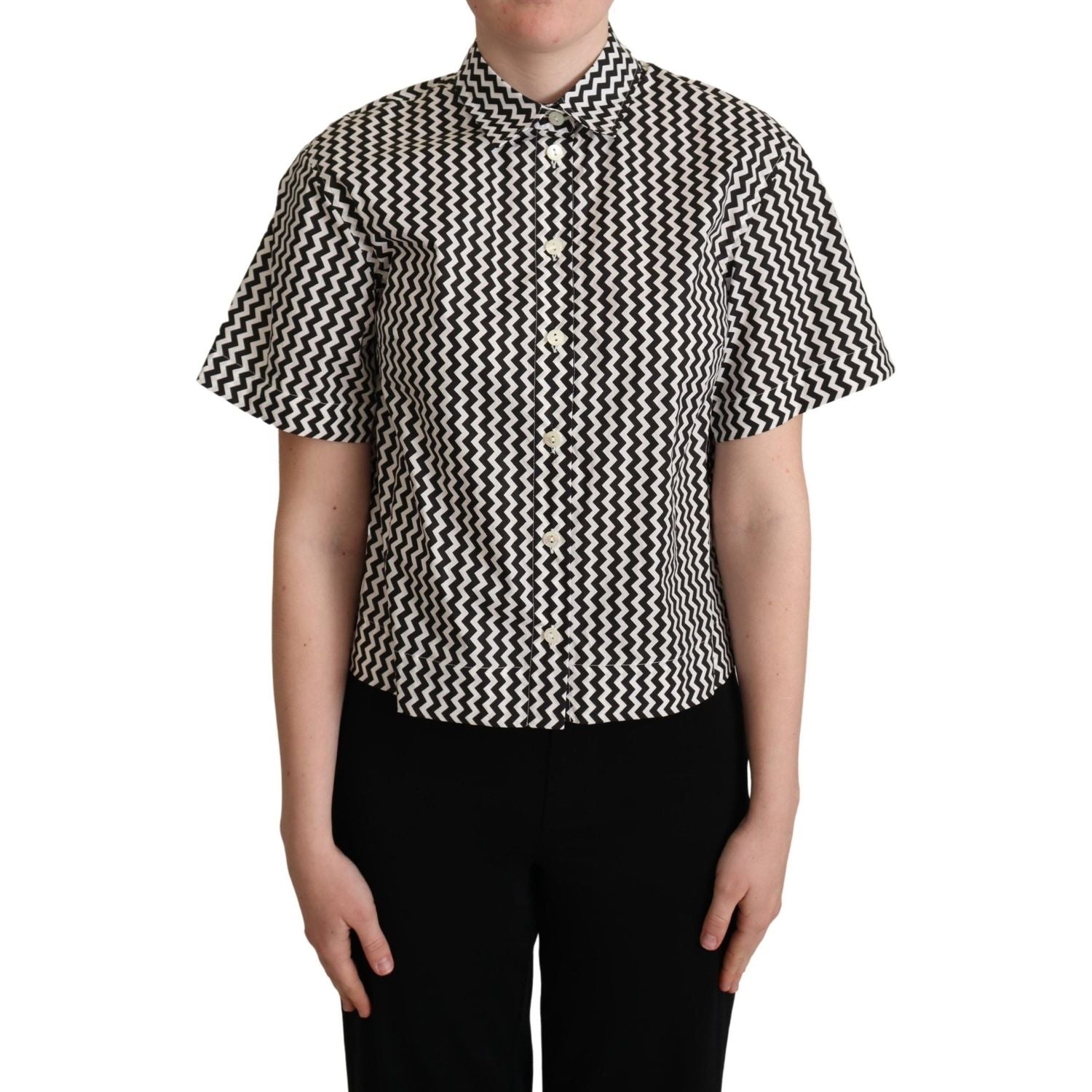 锯齿优雅棉质 Polo 衫