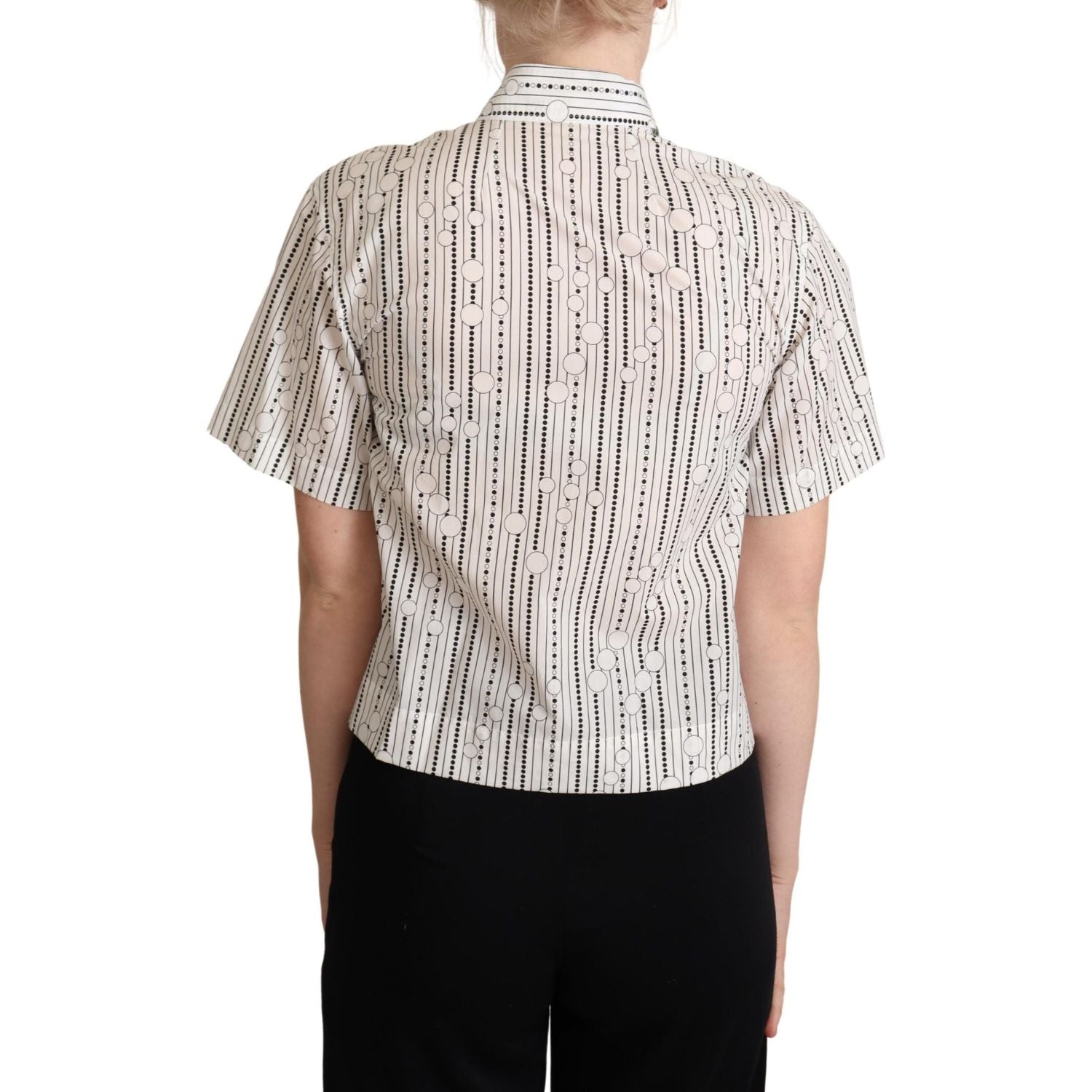 几何优雅领口 Polo 衫