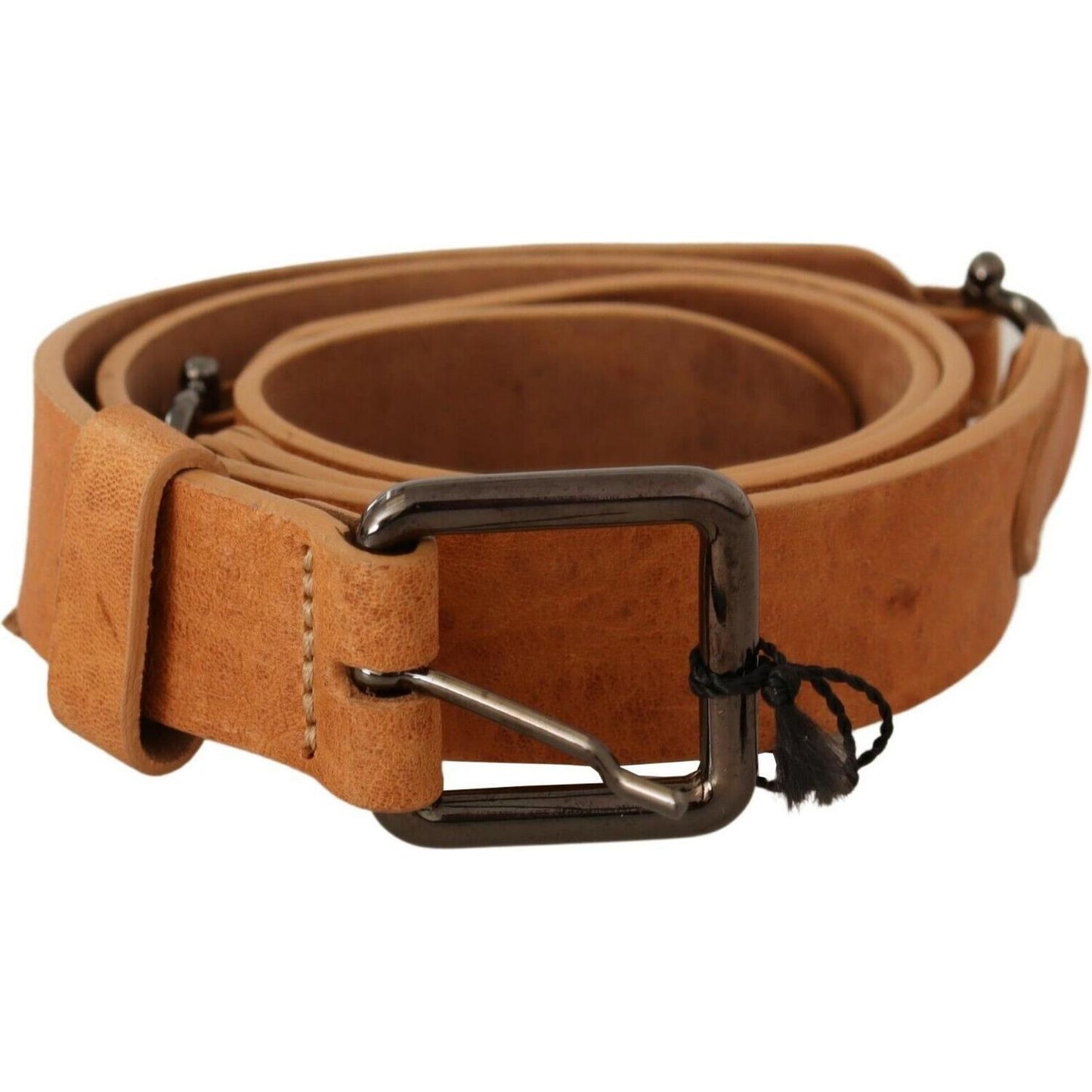 Costume National Light Brown Buckle Waist Belt BEL60988 - 85