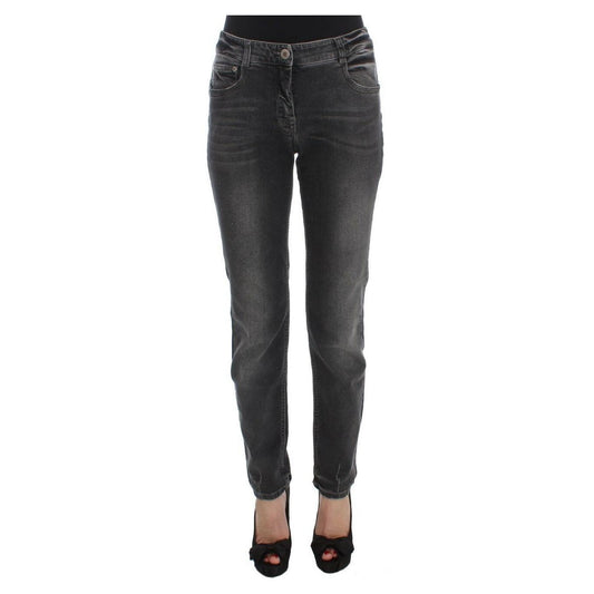 Ermanno Scervino Gray Wash Cotton Blend Stretch Jeans Pants SIG30287- 31