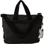 Dolce & Gabbana Black Denim Leather Shoulder Strap Messenger Bag VAS12857