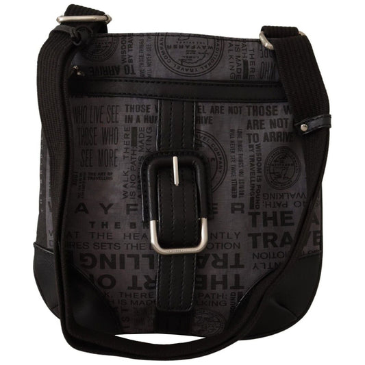 WAYFARER Gray Printed Logo Shoulder Crossbody Purse Bag VA8773