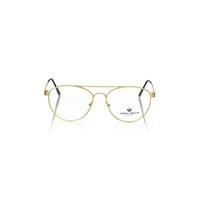 Frankie Morello Gold Metallic Fibre Glasses Frame
