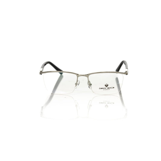 Frankie Morello Black Metallic Fibre Glasses Frame