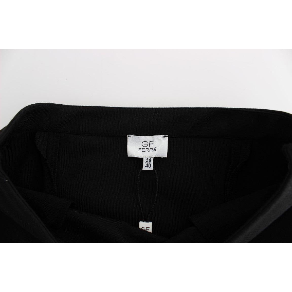 GF Ferre Black Straight Pencil Skirt SIG11528-5