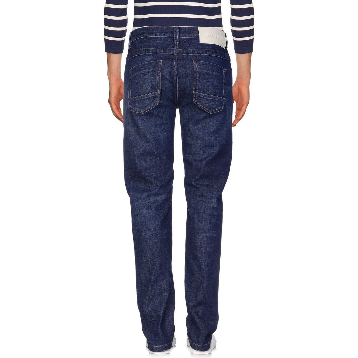 Bikkembergs Blue Cotton Men Jean BI-4974-W31