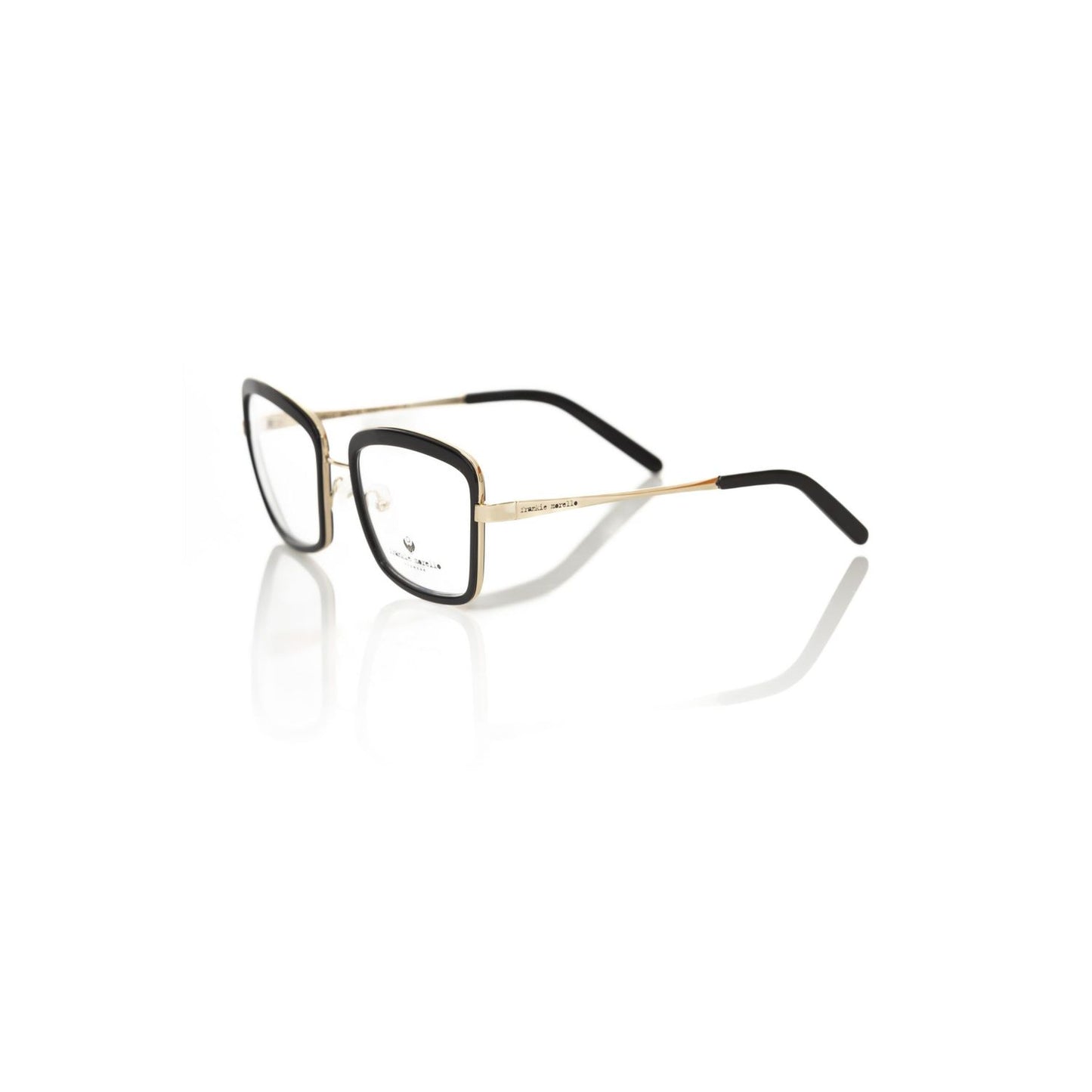 Frankie Morello Black Metallic Women's Eyeglass Frame