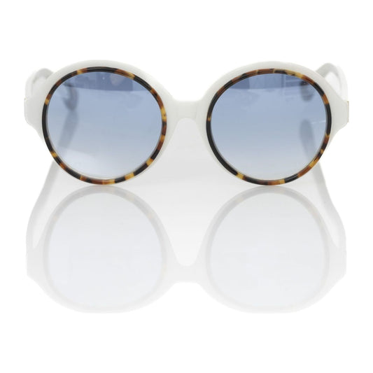 Frankie Morello White Acetate Women's Sunglass FR-22074
