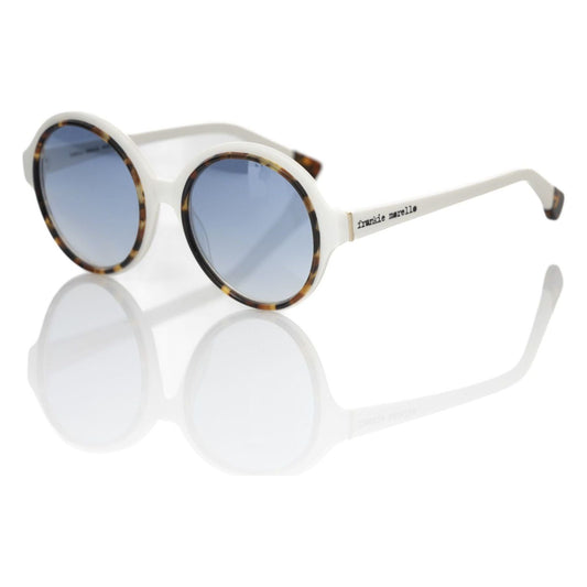 Frankie Morello White Acetate Women's Sunglass FR-22074
