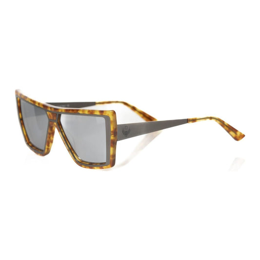 Frankie Morello Brown Acetate Women Sunglass FR-22068