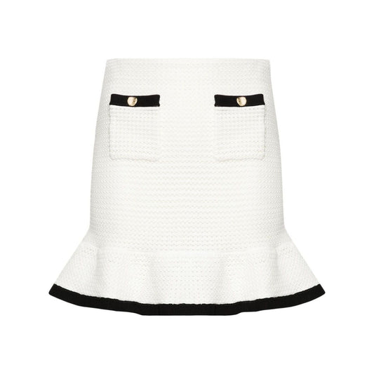 Self-portrait Skirts White SS24-217SKWHITE