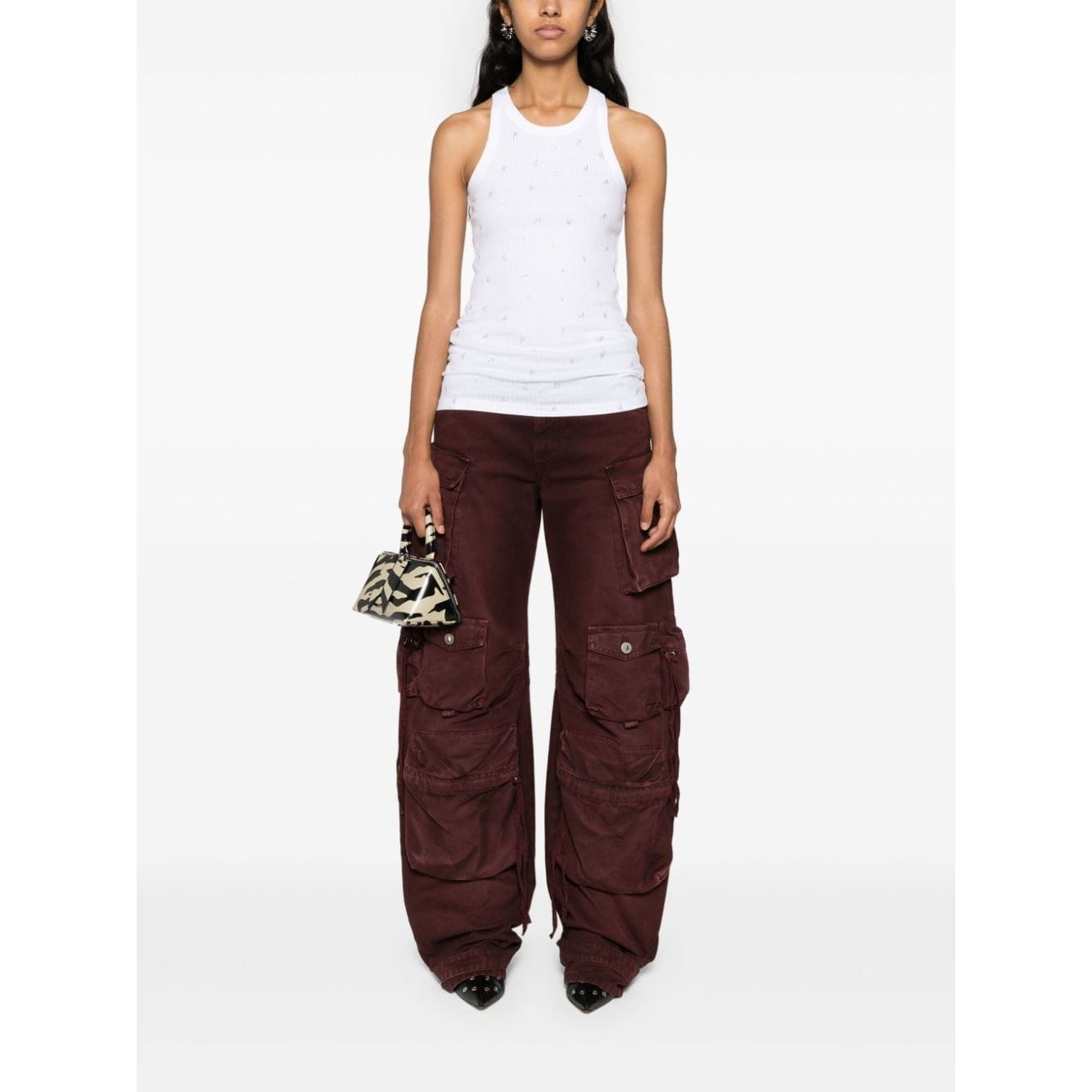 The Attico Top White Topwear