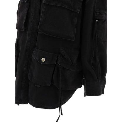 The Attico Coats Black