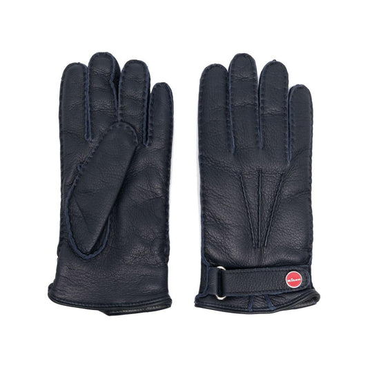 Kiton Gloves Blue UGU023K0257F1000E