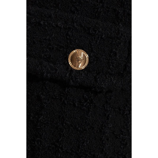 Versace Heritage tweed mini shorts