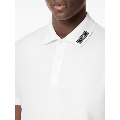 Versace 90s Logo polo shirt Topwear