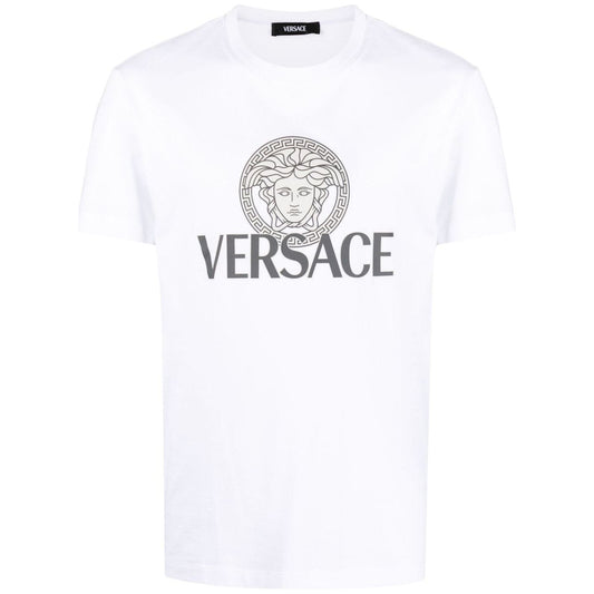 Versace Medusa logo-print T-shirt 10142261A100881W000-P25