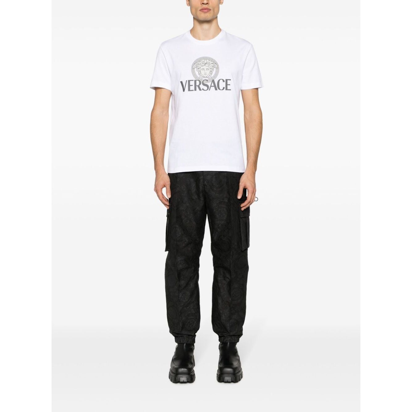 Versace Medusa logo-print T-shirt