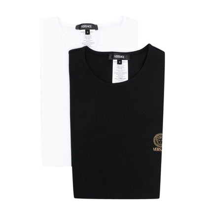 Versace Medusa-print cotton T-shirt Topwear
