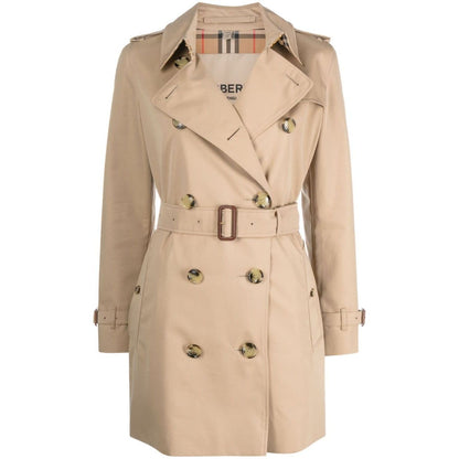 Burberry Short Kensington Heritage cotton trench coat
