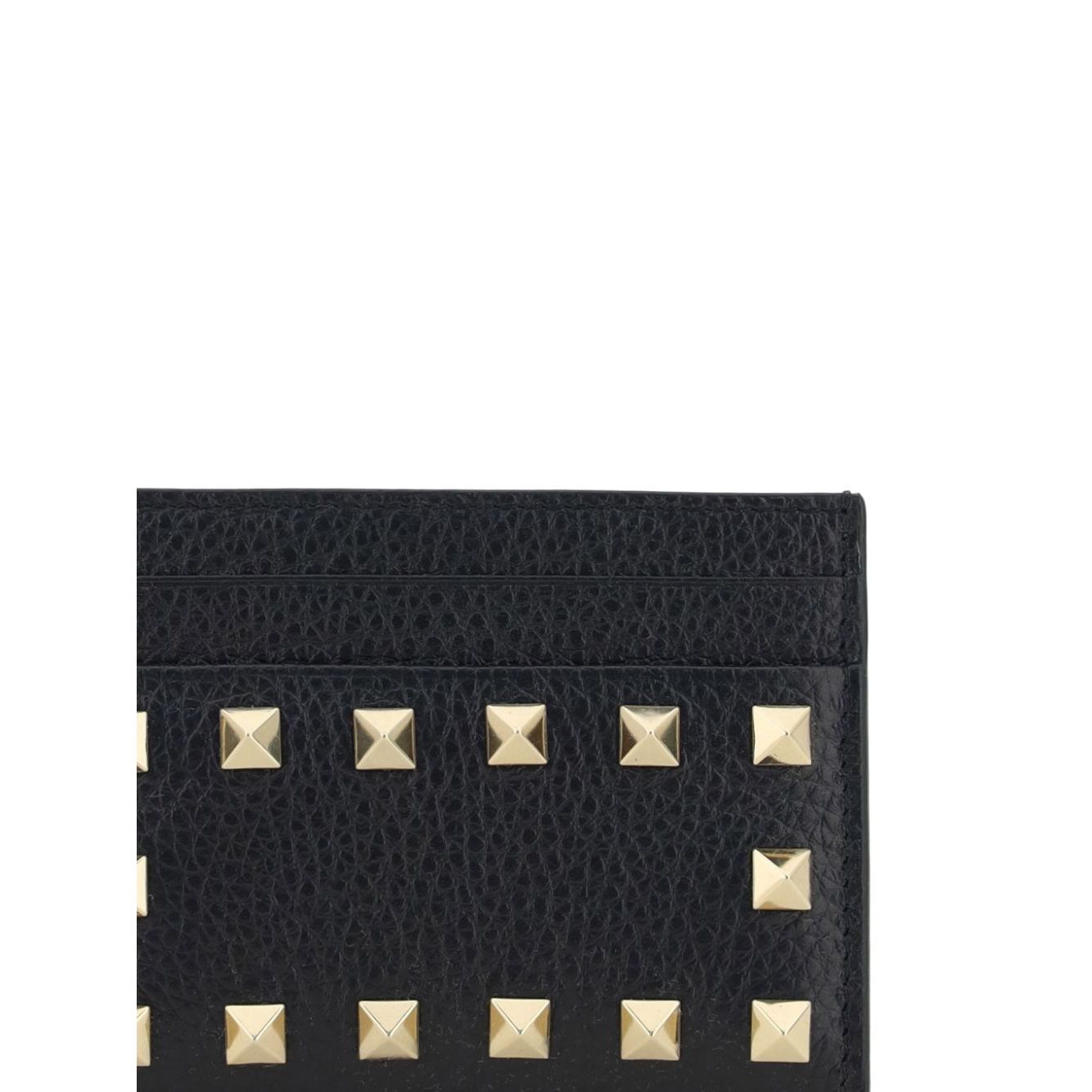 Valentino Garavani Rockstud leather card case