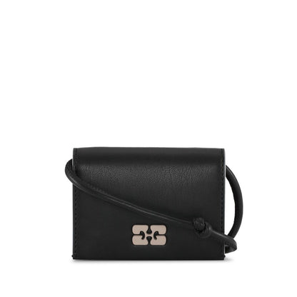 Ganni Bou logo-plaque wallet