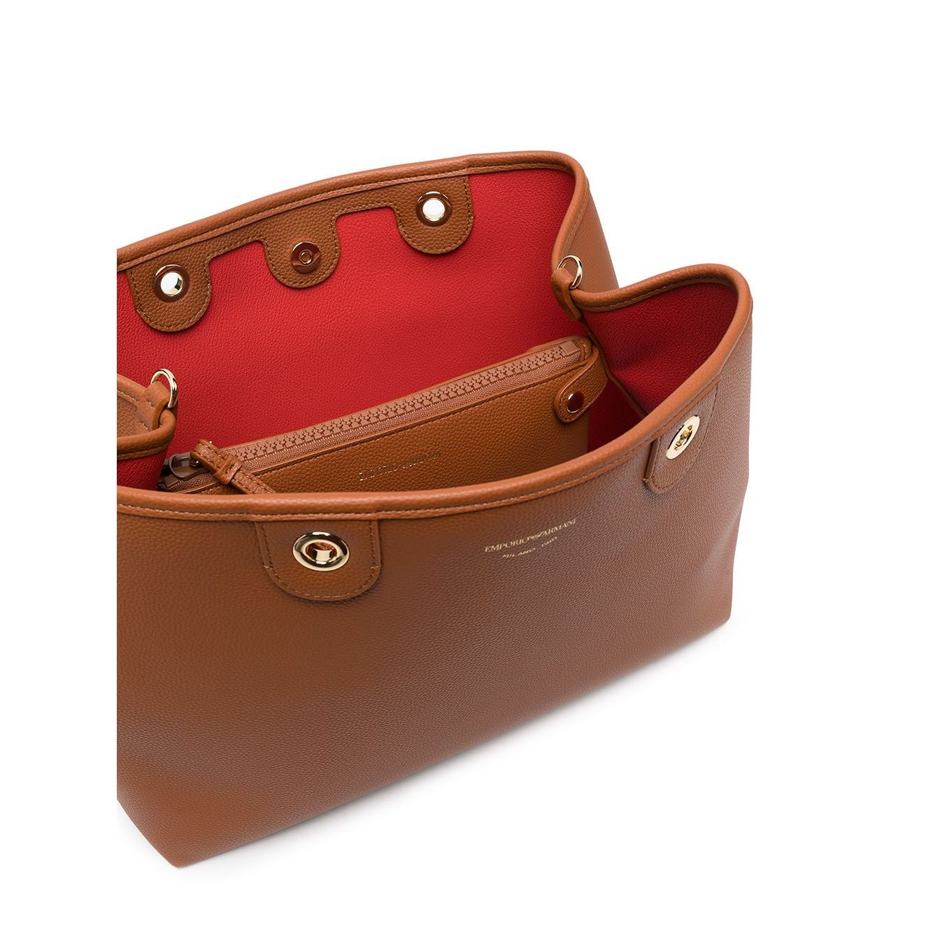 Emporio Armani logo-strap tote bag