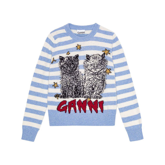 Ganni Sweater with embroidery
