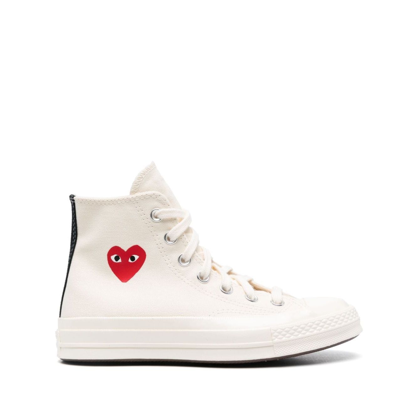 Comme Des Garcons x Converse Sneakers PLAY Chuck 70 "Cream"