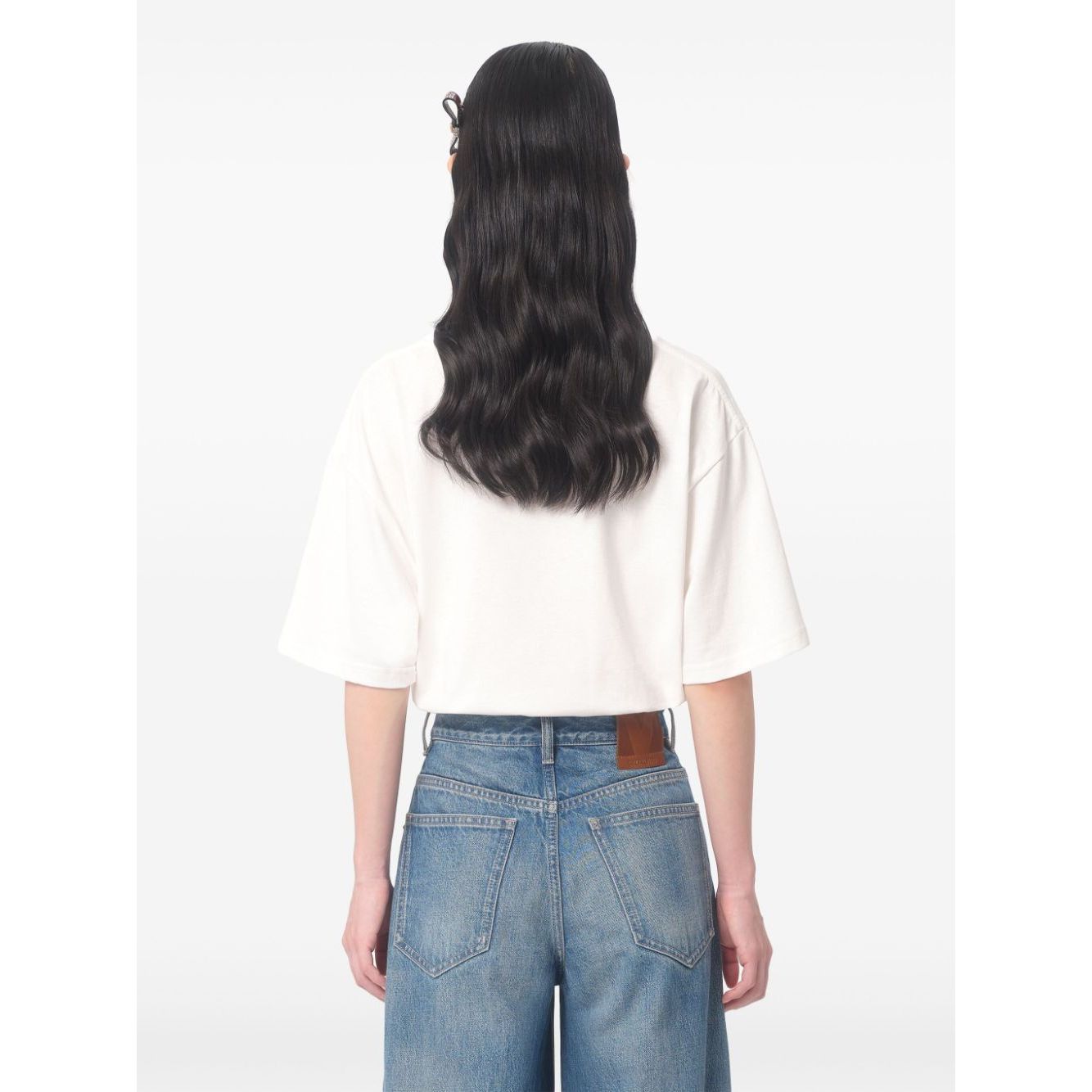 Valentino Cotton T-Shirt With Chez Valentino Print