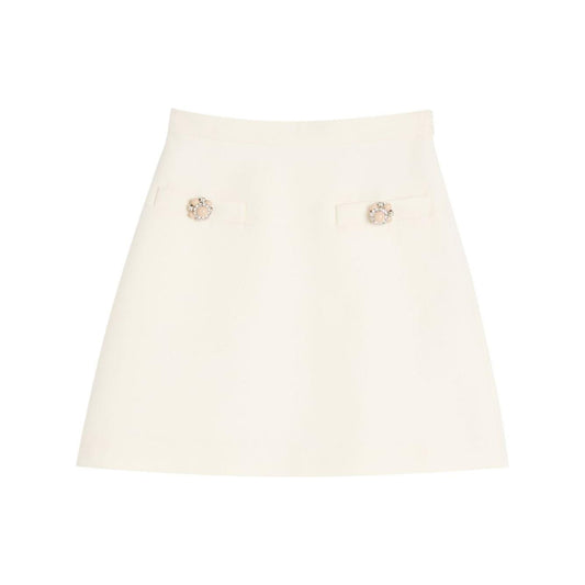 Valentino Skirts Ivory BRACH71CFA03-P25