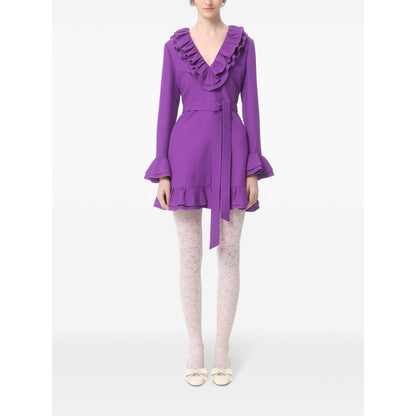 Valentino Crepe couture mini dress