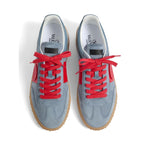 Valentino Garavani Upvillage Low Top Sneaker In Split Leather And Calfskin Nappa Leather