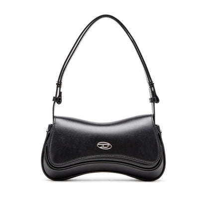 Diesel Play-Semi gloss leather shoulder bag