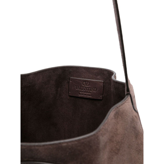 Valentino Garavani Nellcote suede leather shoudler bag