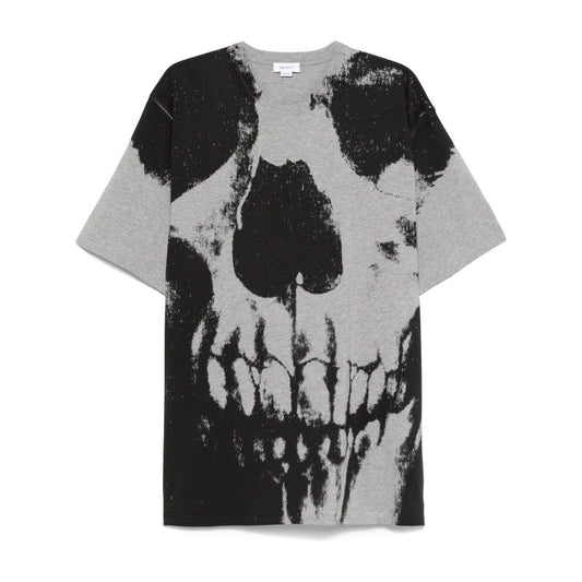 Alexander McQueen T-shirts and Polos Grey Topwear