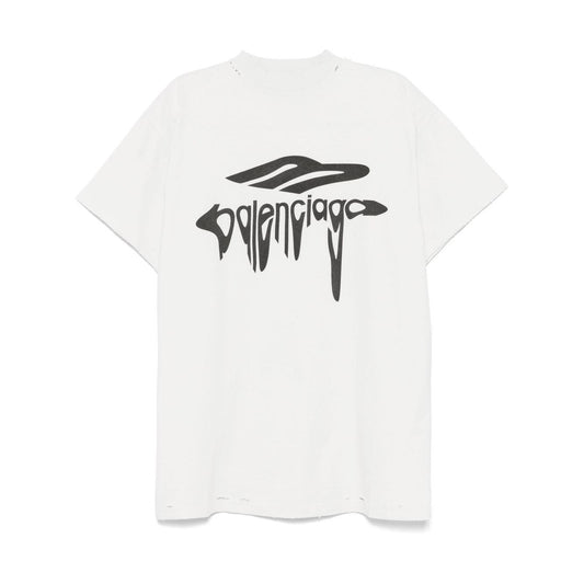 Balenciaga T-shirts and Polos White