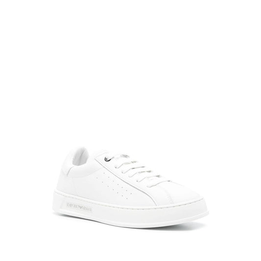 EMPORIO ARMANI EXCLUSIVE Emporio Armani Leather sneakers with logo X3X241XR37500001-P25