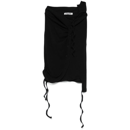 Ottolinger Ribbed mini skirt 10430010401BLK-P25