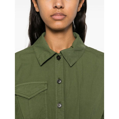 Woolrich belted waist shirt dress