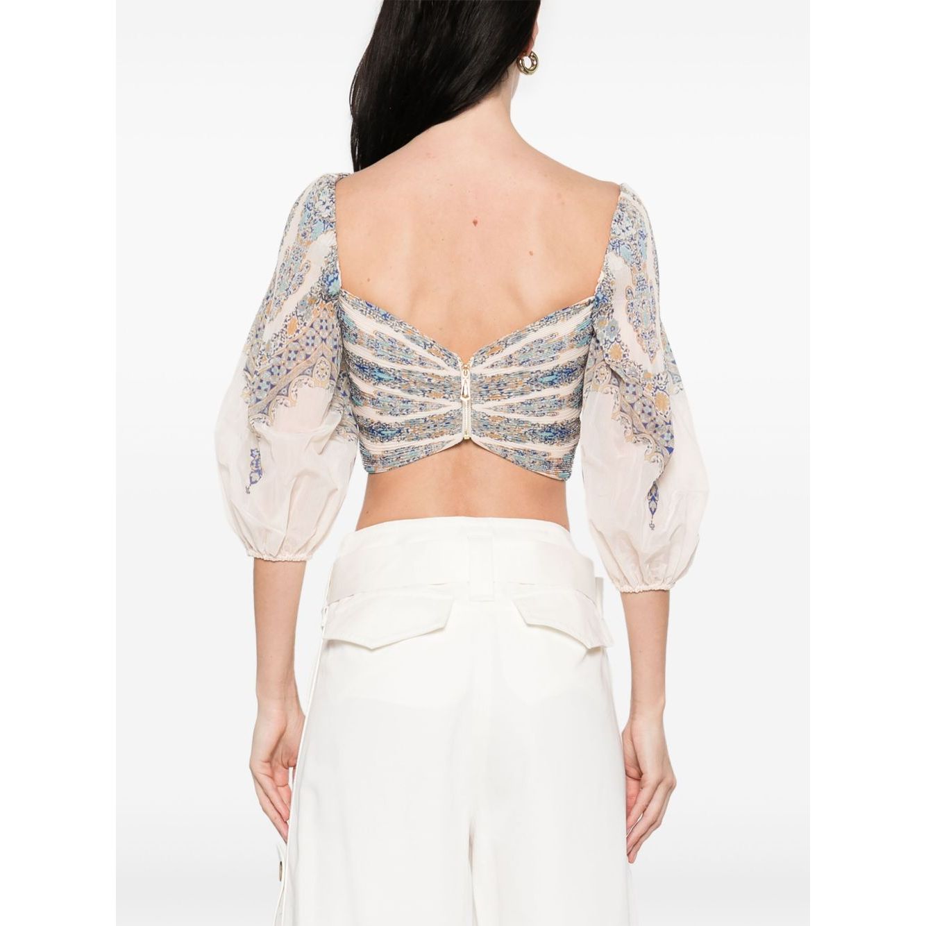 Zimmermann Zimmerman pleated design top