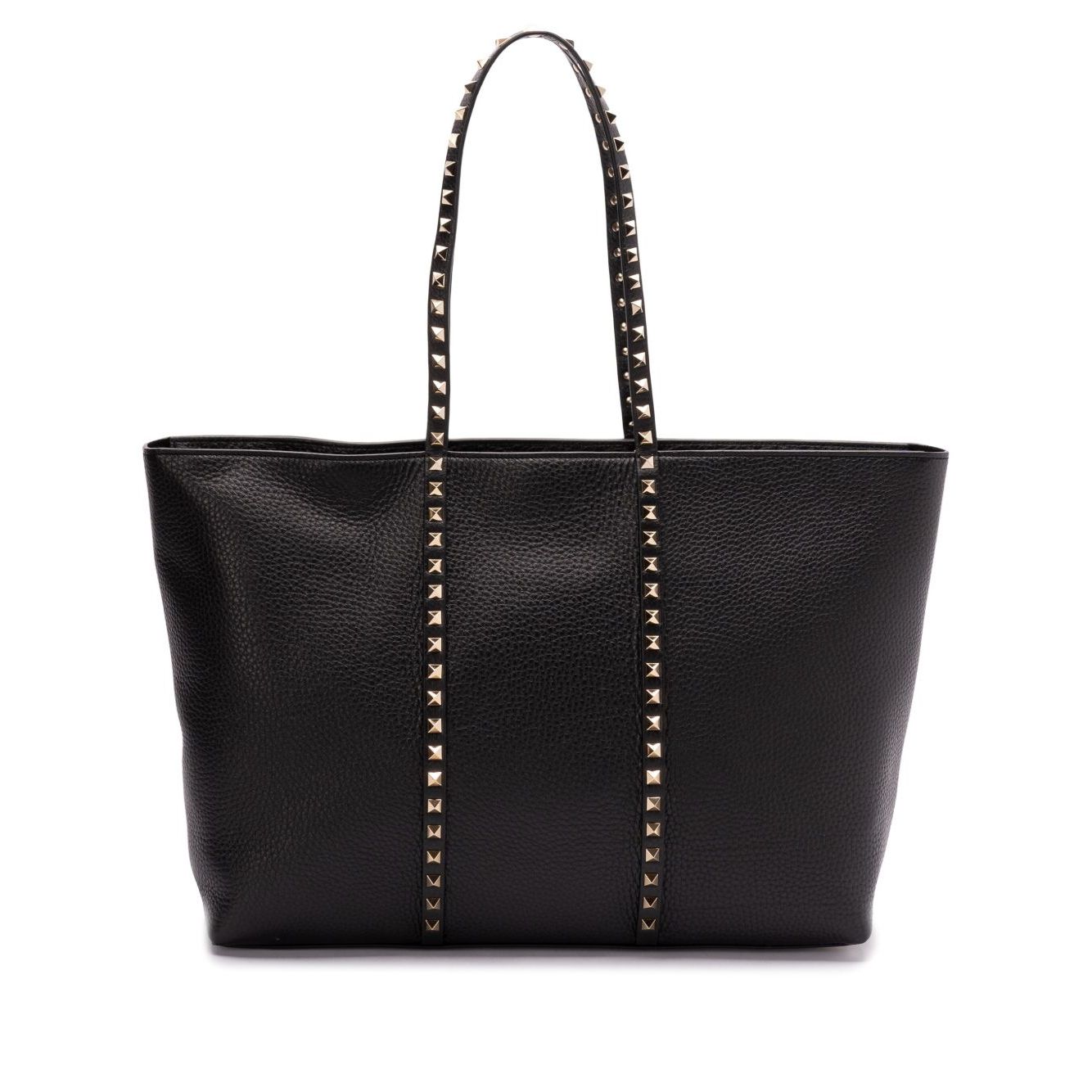 Front view with bag zipped and handles upright.