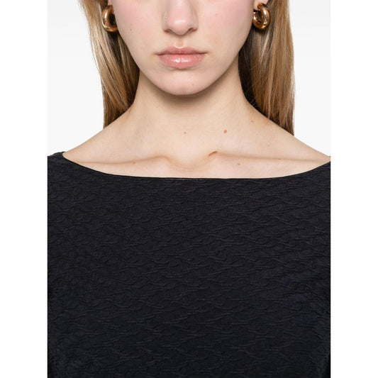 Emporio Armani textured top EW001400AF12416UB115-P25