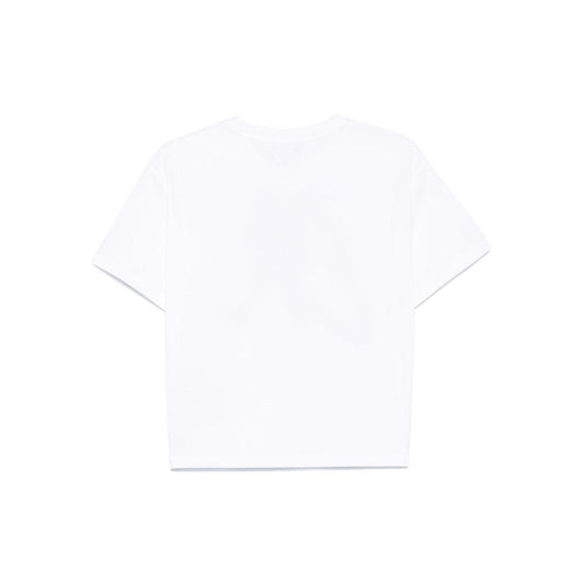 Emporio Armani Cotton jersey T-shirt with maxi lurex logo EW001523AF12573U0002-P25