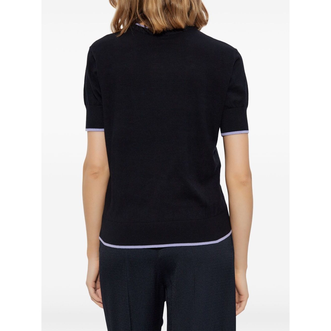 Emporio Armani Jumper with all-over micro eagle embroidery