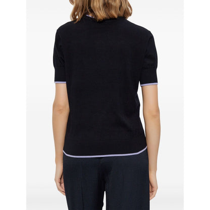 Emporio Armani Jumper with all-over micro eagle embroidery