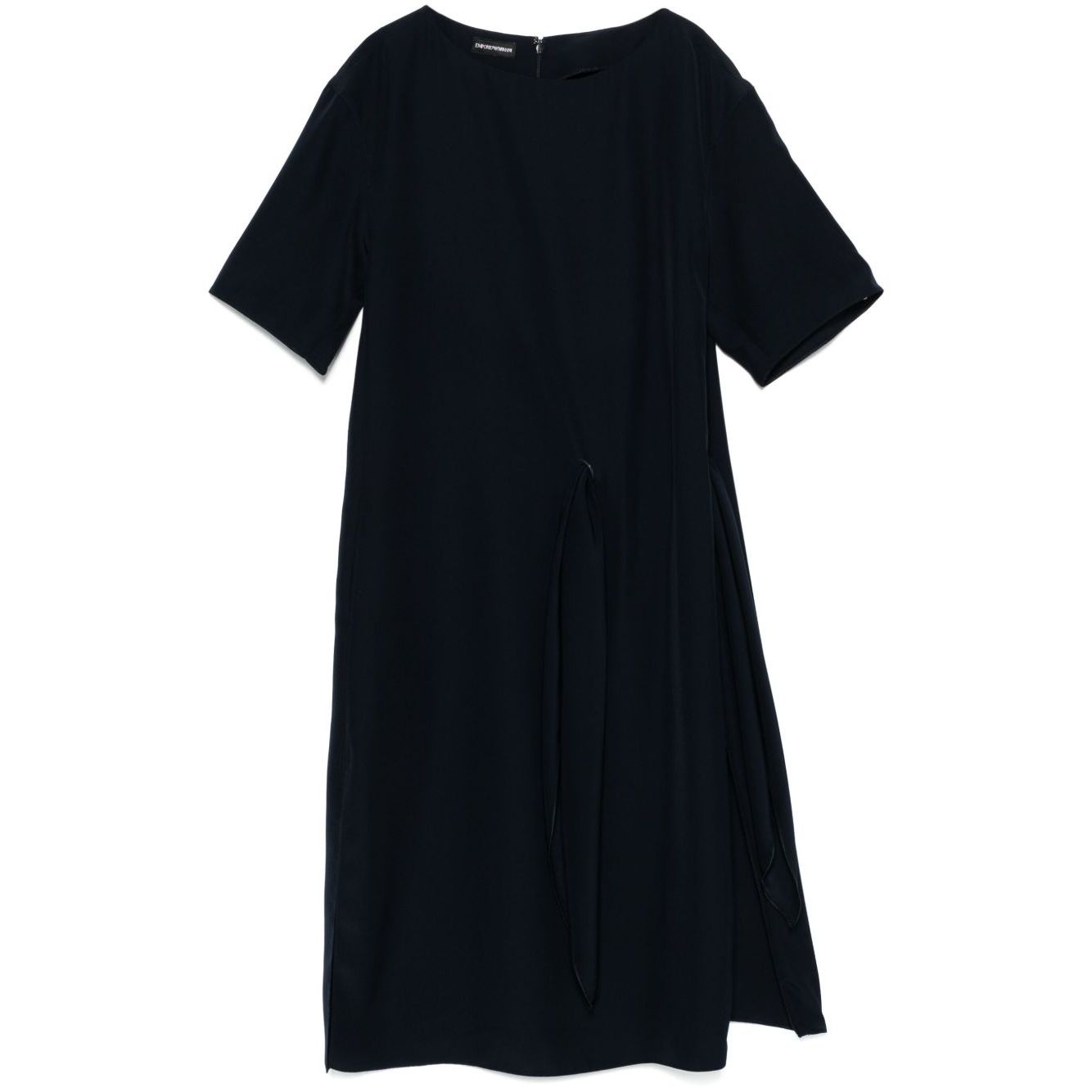 Emporio Armani Short dress with side knot