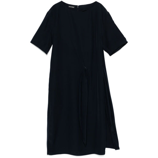 Emporio Armani Short dress with side knot